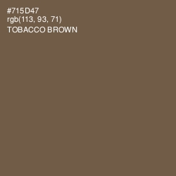 #715D47 - Tobacco Brown Color Image
